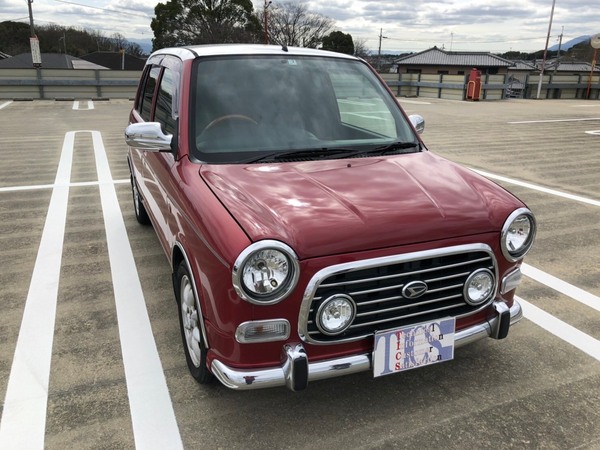 ダイハツ ミラジーノ10001.0 X レザーシート キーレス（ワインレッド